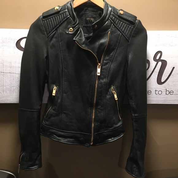 Zara Jackets & Blazers - 🔵 4 for $35 Zara leather jacket